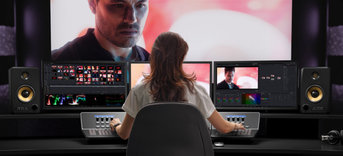 Colorist finishing with DaVinci Resolve Studio